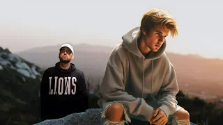 eminem justin bieber even angels cry music video remix by jovens wood