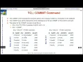 12 Database Transaction Control Language TCL
