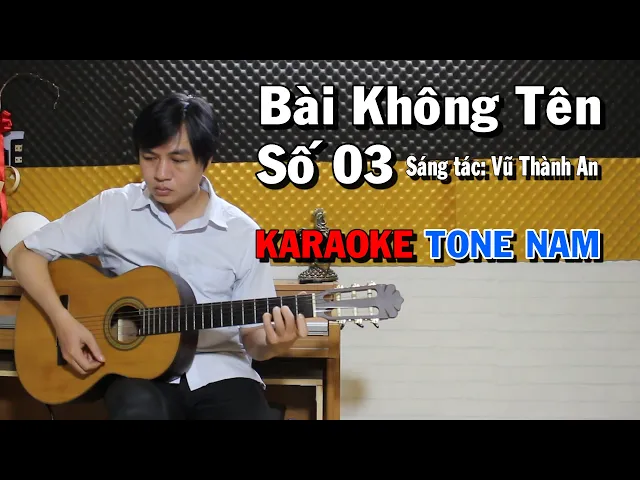 Bài Không Tên Số 3 - Karaoke Tone Nam cs MINHTRAN 