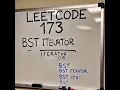 LEETCODE 173 STACK ALL LEFT NODES PATTERN BST BINARY SEARCH TREE ITERATOR C SOLUTION