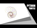 Python Turtle - Draw Spiral Helix Pattern in Python turtle Graphics Spiral Helix By