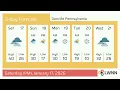 Weather in Danville Pennsylvania - Saturday Jan 17 2026