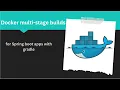How to use docker multi-stage build for spring boot application with gradle