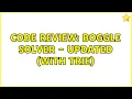 Code Review Boggle solver - Updated with Trie
