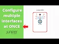 Configure Multiple Interfaces at ONCE w interface-range Juniper