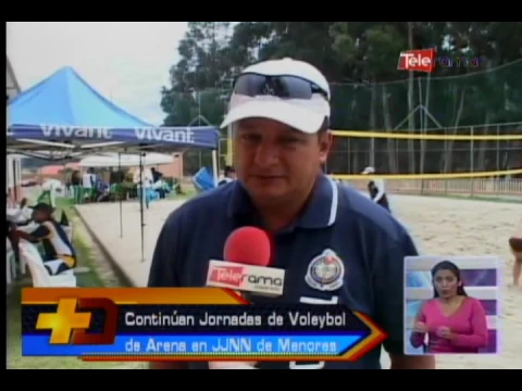 Continúan jornadas de voleybol de arena en JJNN de menores