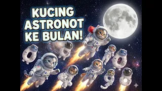 Kucing Angka Pergi ke Bulan ๐ Lagu Jenaka Luar Angkasa (Terbang Tinggi)