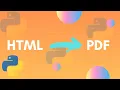 Convert Html To PDF Using Python - 2020