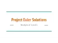 Project Euler Problem 1 Ruby