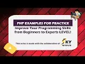 PHP Examples Tasks - For Loop Image Pattern Task