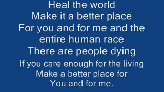Download michael jackson - heal the world lyrics MP3