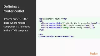 Getting Started with Angular Using the Router to Emulate Multiple Pages packtpub com