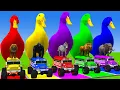 Download Lagu Long Slide Game With Cow Elephant Gorilla Hippopotamus Tiger 3d Animal Game Funny 3d Animals