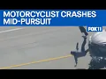 Shooting suspect crashes during pursuit in San Bernardino County FOX 11 LA