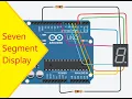 Seven Segment Display Using Arduino Tinkercad circuit