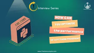 How can you optimize the performance of a Python program