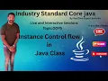 InstanceControlFlowInJavaClass Java Tutorial Java for beginners 2025 Full Stack Java Training