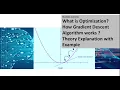 Gradient Descent Algorithm and Cost Function Understanding