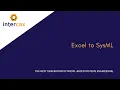 2 2R Excel to SysML