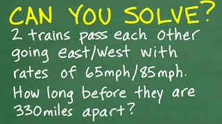 This Easy-Looking Train Math Problem Confuses So Many People — Can You Solve It?