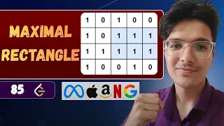 Maximal Rectangle LeetCode 85 Monotonic Stack