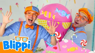 ⭐NUEVO⭐ Una dulce aventura con Blippi 🍭🍬🍦 Blippi Español
