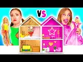 Download Lagu We Build Amazing Doll House for Barbie | Rich vs Broke Challenge by BaRaDa