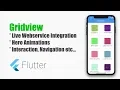 s Flutter Tutorials - Gridview with Service Integration Animations coderzheaven com