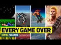 The Evolution of Game Over in Contra Games (All Versions)