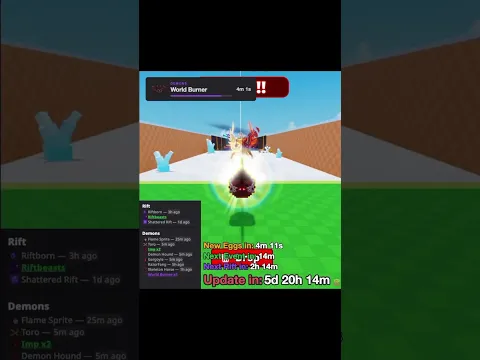 World Burner Egg FINALLY Spawned