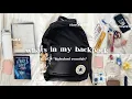 WHAT S IN MY BACKPACK 2026 highschool essentials