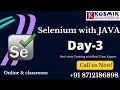 SELENIUM tutorials Selenium with Java Class - 3 Demo by Mr Riyaz