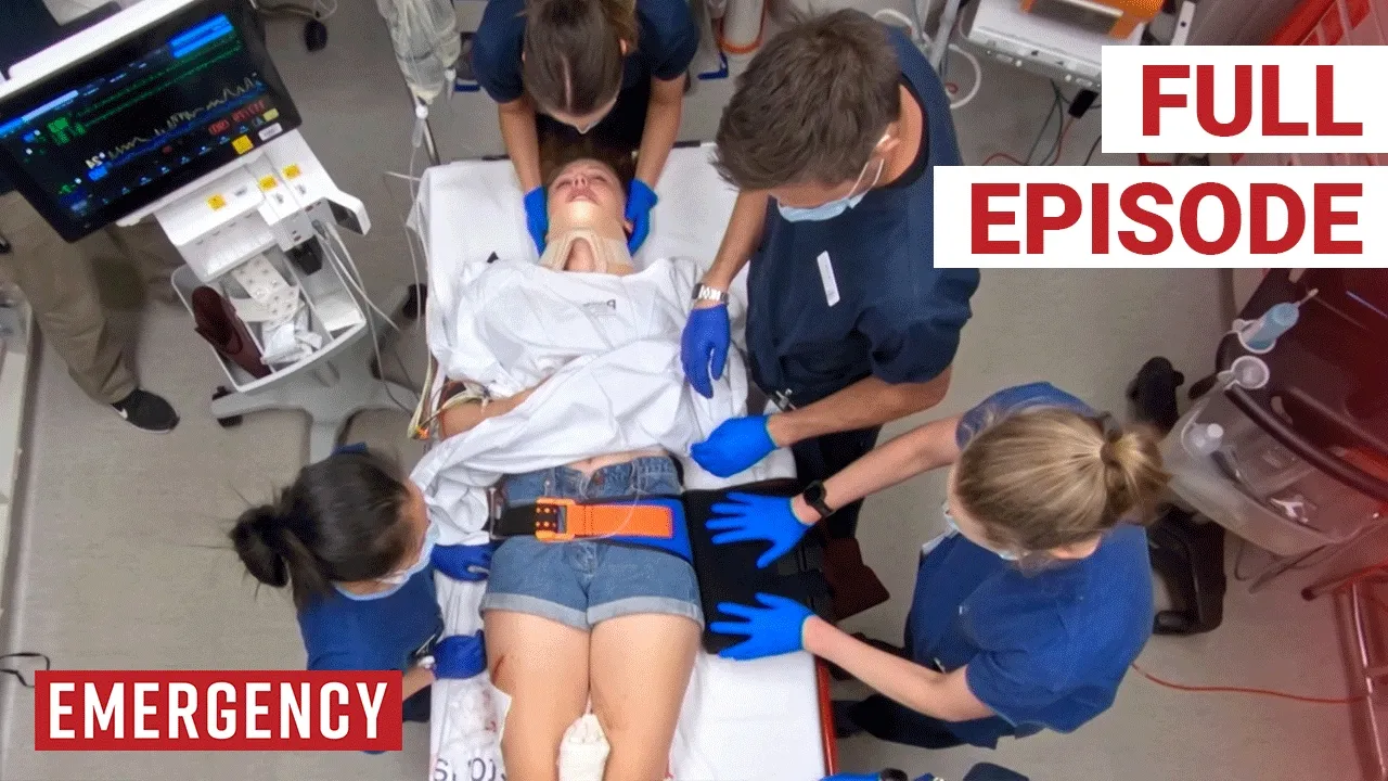 Scared Teen Car Crash Victim Panics In ER | S2 Ep 5 | Emergency
