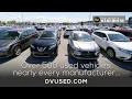 Driver s Village Used Vehicle Outdoor Lot Is Open and Full