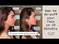 Download Lagu how to de-puff your face in 10 minutes with my viral face massage
