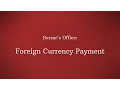 Bursar s Office Foreign Currency Payments