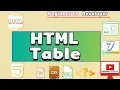 HTML Table Border td tr th tags Tutorials for beginners - 7