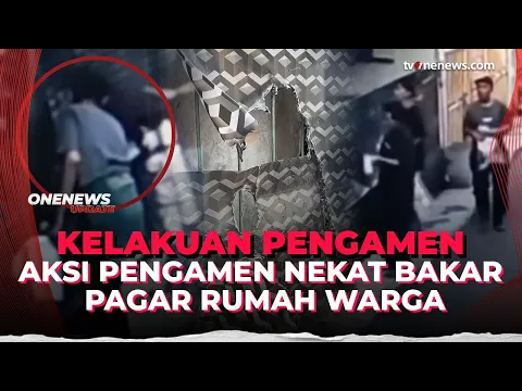 Viral! Gegara Tak Dikasih Uang, Pengamen Bakar Pagar Rumah di Bekasi