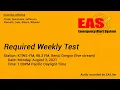 EAS EAS Required Weekly Test - Aug 2 2021