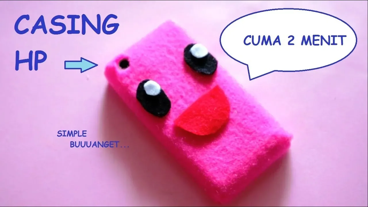 TUTORIAL MEMBUAT CASING HP||MODAL 1000 RIBU RUPIAH. 