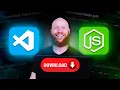 Installing VS Code and Node JS for Full Stack Development Top Extensions