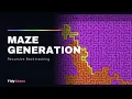 Maze Generation Visualized Recursive Backtracking Algorithm Satisfying
