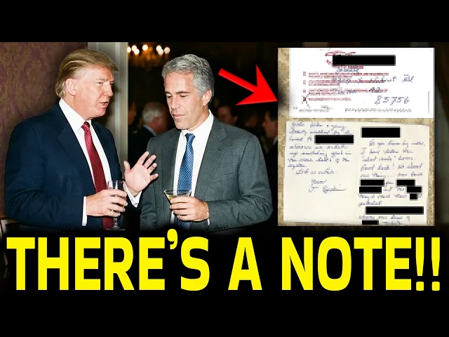 Video: Epstein LEFT A NOTE... And Trump Is HIDING IT!!