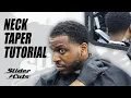 HOW TO TAPER FADE THE BACK OF YOUR HEAD NECK TAPER TUTORIAL SLIDERCUTS