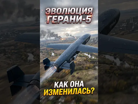 Герань-5! Что нового в "эрзац-ракете" с технологиями от Х-101 за недорого! #shorts #техника #дроны
