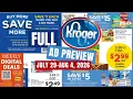 NEW MEGA SALE Kroger FULL Ad for - Beauty Event Baby Event MORE