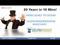 Code Modernization Made Easy - Delphi Parser CodeRage 2019