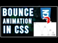 How to Make Bounce Animation with HTML CSS
