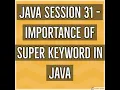 Java - super keyword in Java