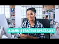 What is the role of a Administrative Specialist Career Guide - Job Description